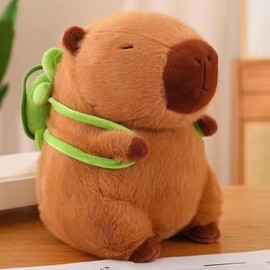 Suweiyuanshiyi Capybara Gifts, Cute Products, with Turtle Backpack, Can Be Used as Adult Birthday Gifts