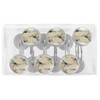 FVQL 12 Pieces Shower Curtain Hooks Shower Rings for Curtain