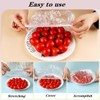 100 pcs cling cover,Elastic Transparent Stretch Food Storage Covers,reusable plastic