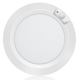 Motion Sensor Battery Operated Lights Indoor Awanber Wireless LED Closet Lights Battery Powered Motion Detector Stair Lights 210LM 6000K for Laundry Stairwell Hallway Shed Kitchen Cabinet - Cool White