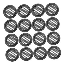 LALAFINA 20Pcs Ventilation for Home Furniture Heat Emission Louvered Vent Covers Air Vent Grille for Cabinets Wardrobes Shoe Cabinets