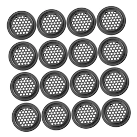 LALAFINA 20Pcs Ventilation for Home Furniture Heat Emission Louvered Vent Covers Air Vent Grille for Cabinets Wardrobes Shoe Cabinets
