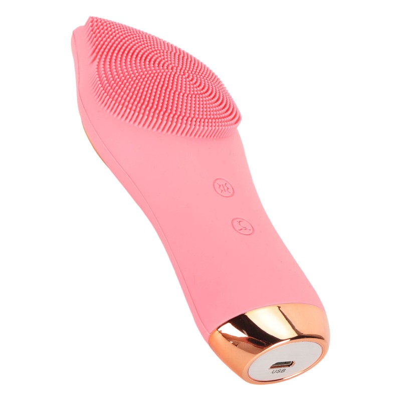 Electric Face Cleanser Waterproof 5 Vibration 3 Temperature Remove Skin