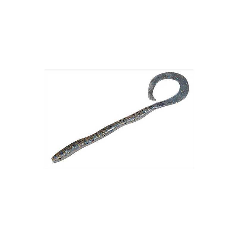 JACKALL Flick Curly 4.8-Inch, Bluegill/Pearl White Lure