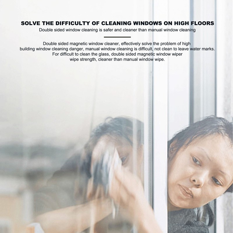 Magnetic Window Brush Strong Magnet Double Side Magnetic Window Cleaner