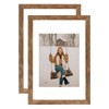 TOFOREVO Picture Frames 8x12 Set of 2 Rustic Wood Grain