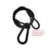 12 Pcs Black Stage Lighting Safety Cable,Chains Iron Galvanized PVC