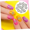 TOVINANNA 12 pcs Star Rhinestone Nail Charms Decorative Charms for