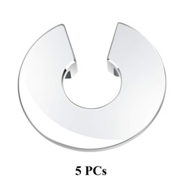 VIBORG (5 Pieces Zinc Alloy Modern Kitchen Cabinet Cupboard Door Handle Knob Pull Dresser Drawer Handles and Knobs Pulls Chrome, SA-670-PSS