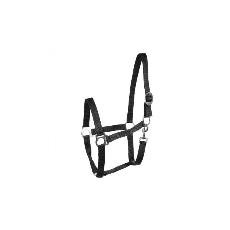 HORZE Basic Nylon Adjustable Horse Halter (Pack of 3) -