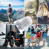 JUSTBOKU Drawstring Waterproof Transparent 12-Piece Set Shoe Bag Shoe Case