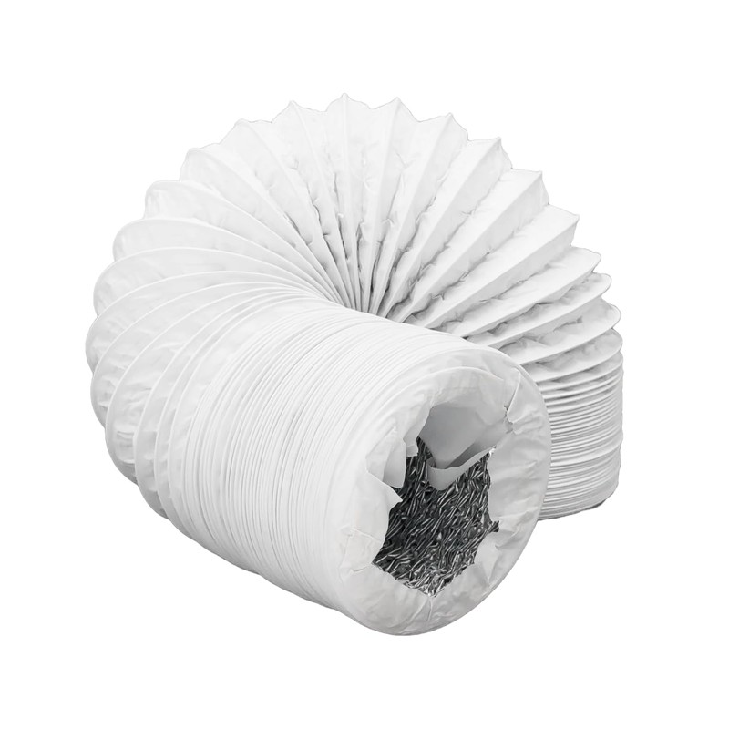 H&C VENT Flexible Exhaust Hose, Ventilation Hose with Aluminium, PVC