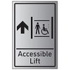 VSafety Accessible Lift Arrow Up - 150mm x 200mm -