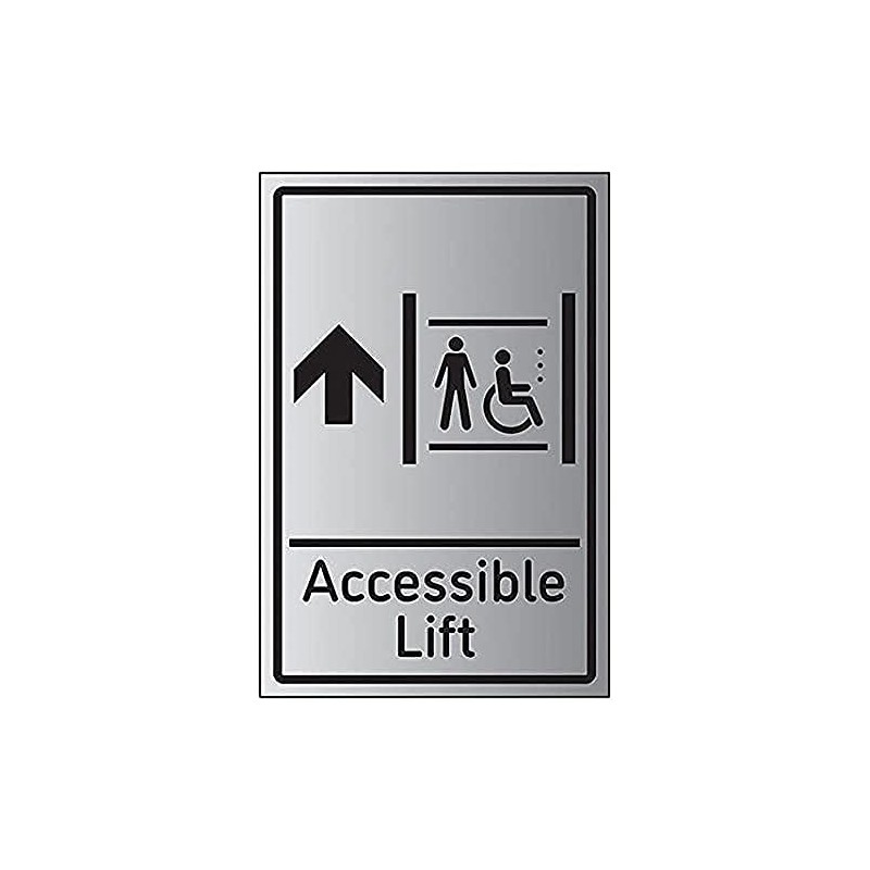 VSafety Accessible Lift Arrow Up - 150mm x 200mm -