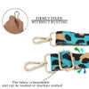 Bag Straps Replacement Crossbody Wide Blue Leopard Print Adjustable Guitar