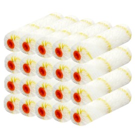 Hubaow 20 Pieces Paint Roller Cover, 6 inch Microfiber Roller Covers, Washable Covers for Roller Frame, House Painting Supplies, Naps for Paint Roller Brush for Painting Walls Ceilings