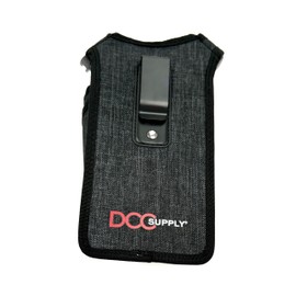 Square Payment Pouch with Sling/Waistbelt and Rugged Metal Belt Clip