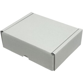 W.E. Roberts Postal Boxes White Cardboard boxes for posting 17x14x5.5cm (7"x5½"x2") parcel box, shipping boxes, small parcel boxes, Small Cardboard Boxes Small Parcel (Pack of 10)