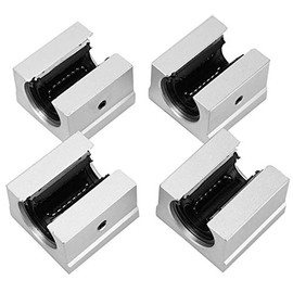 SBR16UU Bearing Block, 4 Pieces, 16 mm Linear Ball Bearings, Slide Block, SBR16UU Linear Technology Ball Bearings