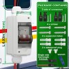 Cnlonqcom Solar Panel Disconnect Switch 32 Amp 500V DC Miniature