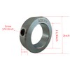 AZSSMUK Shaft Collars 1-1/4" Bore Solid Steel Style Zinc Plated