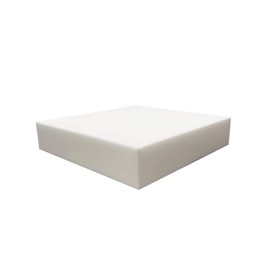 FoamRush 9" x 24" x 27" Upholstery Foam High Density Firm Soft Support (Chair Cushion Square Foam for Dining Chairs, Wheelchair Seat Cushion Replacement)