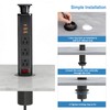 Pop Up Electrical Outlet for Countertop with 30W Max Fast