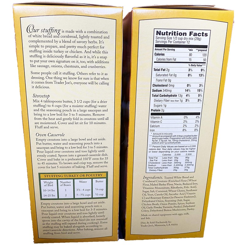 Cornbread Stuffing Mix