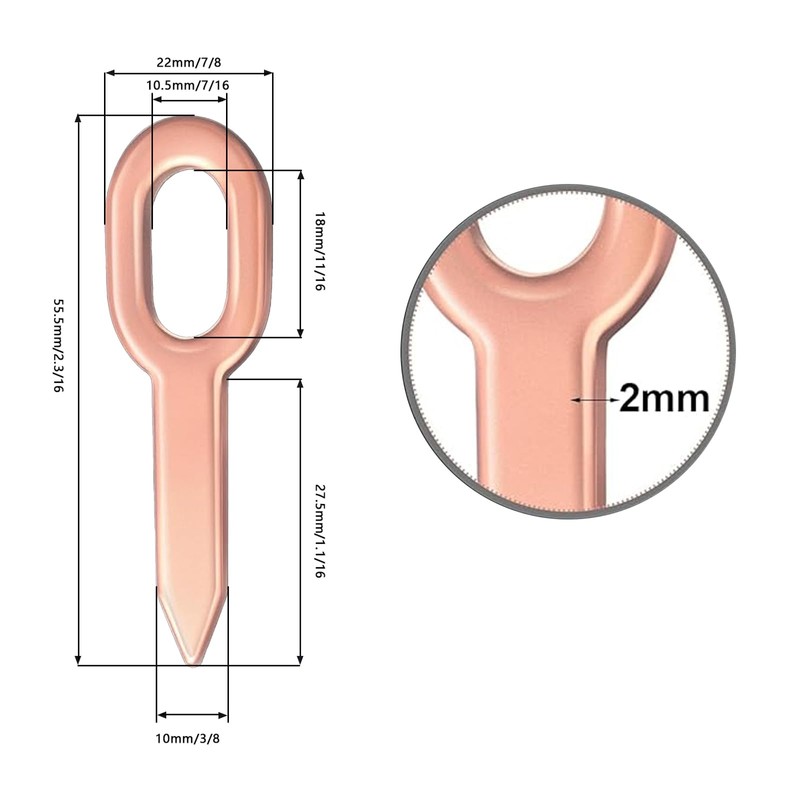 TAYCZGQL 12Pcs Professional Grade Copper Dent Puller Welder Tabs, Durable