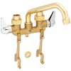 Homewerks 3310-255-RB-B Homewerks Two Handle Laundry Tray Faucet with Straddle