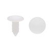 sourcing map Universal 6 mm Hole Diameter White Plastic Car
