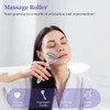 Massage Roller, Handheld Acupuncture Roller, Metal Handheld Acupressure Massager with