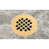 Artiwell 4-1/4” OD Snap-in Shower Drain Cover, Round Shower Drain