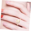 SAFIGLE Zodiac Sign Ring for Women Adjustable Open Ring Women's