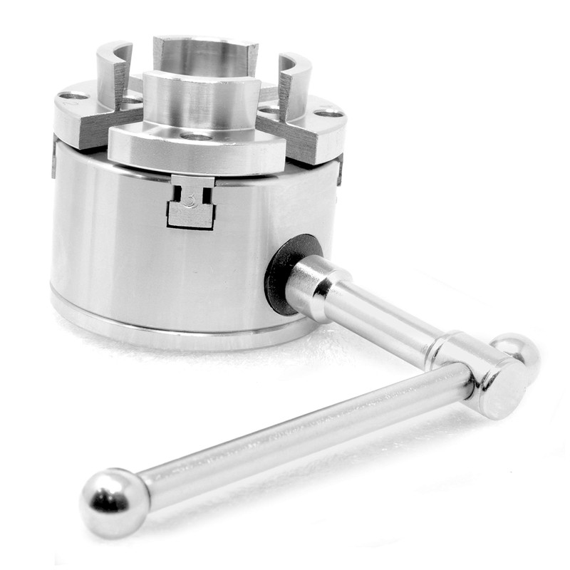 WEN LA4275 2.75-Inch 4-Jaw Self-Centering Keyed Lathe Chuck Set with
