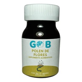 Polen De Flores En Polvo - Go3b - 60 Cápsulas - Suplemento Sabor Sin Sabor