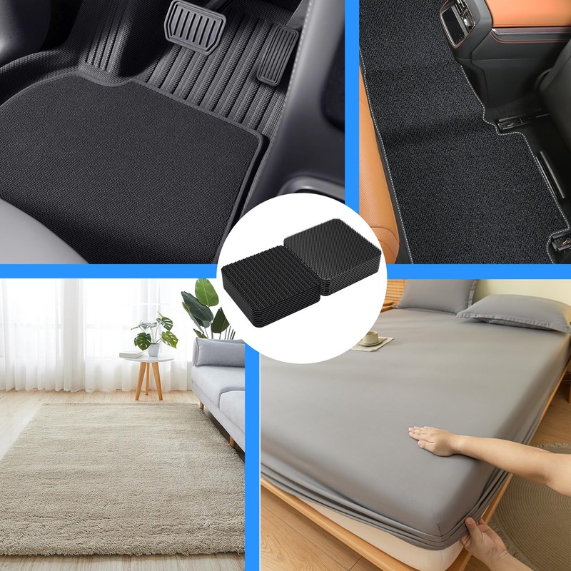 25PCS Rug Gripper for Carpeted Floor 5 x 5 cm