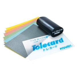 Tolecut Starter Kit - Full Sheet QM, PSA Sanding Sheets for Nibs, Runs and Imperfections, SP9739, K800 - K3000, 10 Sheets + 1 Toleblock + 1 Tolecard