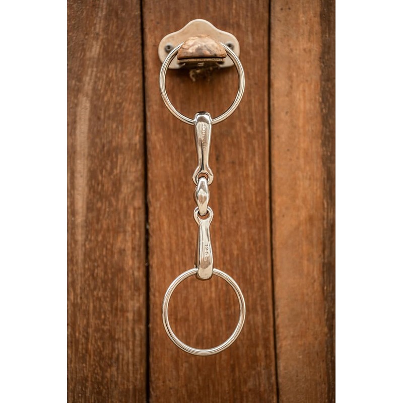 Equinate Water Snaffle Stainless Steel 16 mm Double Jointed 18.5