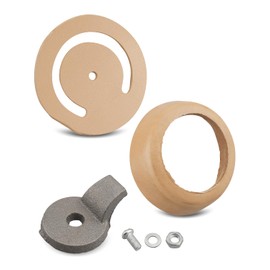 Pitcher Pump Repair Kit and Well Parts Set Fit for Simmons 1160/PM500 and No.2 Hand Pumps, Lower Valve Leather,Leather Cup Cast Iron Check Valve