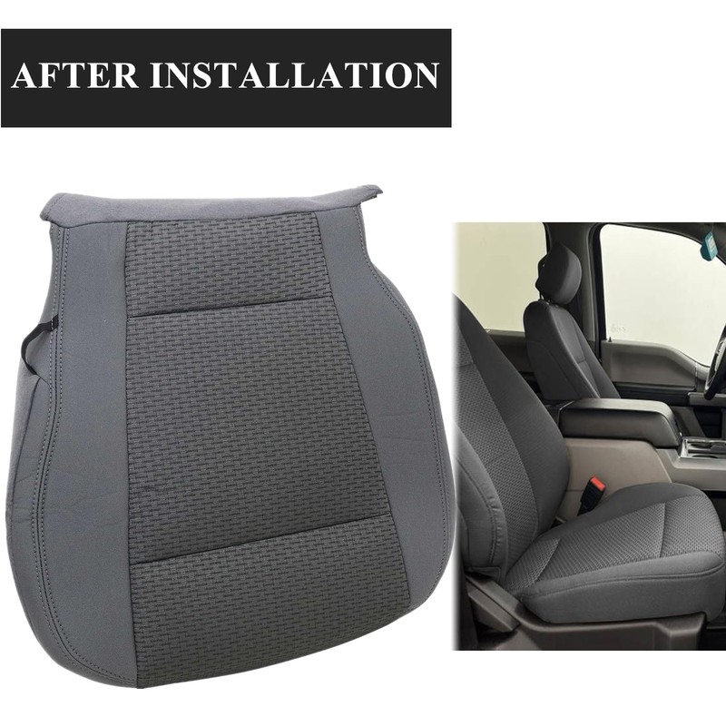 NLQR Front Driver and Passenger Side Bottom Replacement Seat Covers