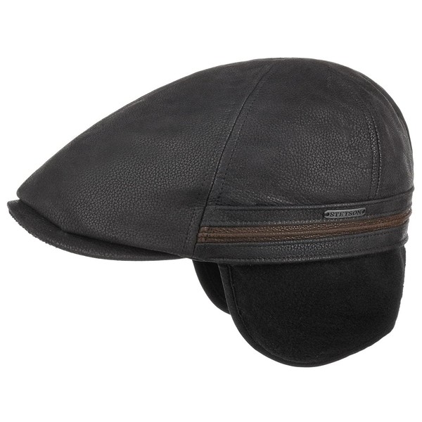 Stetson Redding Earflap Cap gatsby leather (L (58-59 cm) -