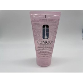 Clinique 2 In 1 Cleansing Micellar Gel+ Light Makeup Remover 5 Oz/150 Ml