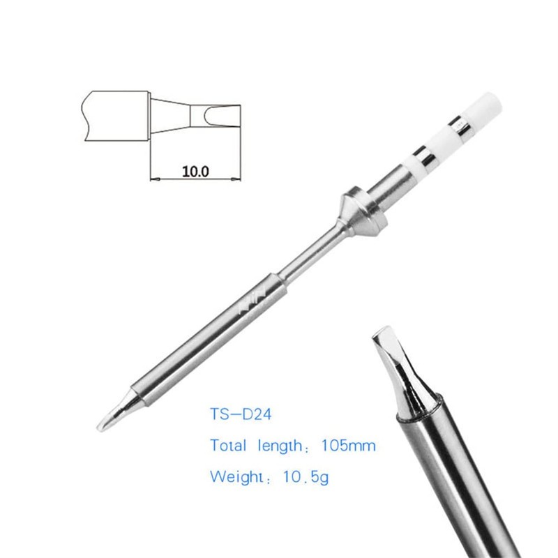 TS-D24 Stainless Steel Soldering Tips Replacement Soldering Iron Tips for