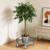 RIAMTGCX Rolling Plant Caddy Dolly with Wheels, 16" Heavy Duty