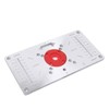 Router Table Insert Plate Woodworking Aluminum Router Plate with 4