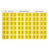 Avery Lateral Filing E Side Tab Colour Coding Labels, Yellow,
