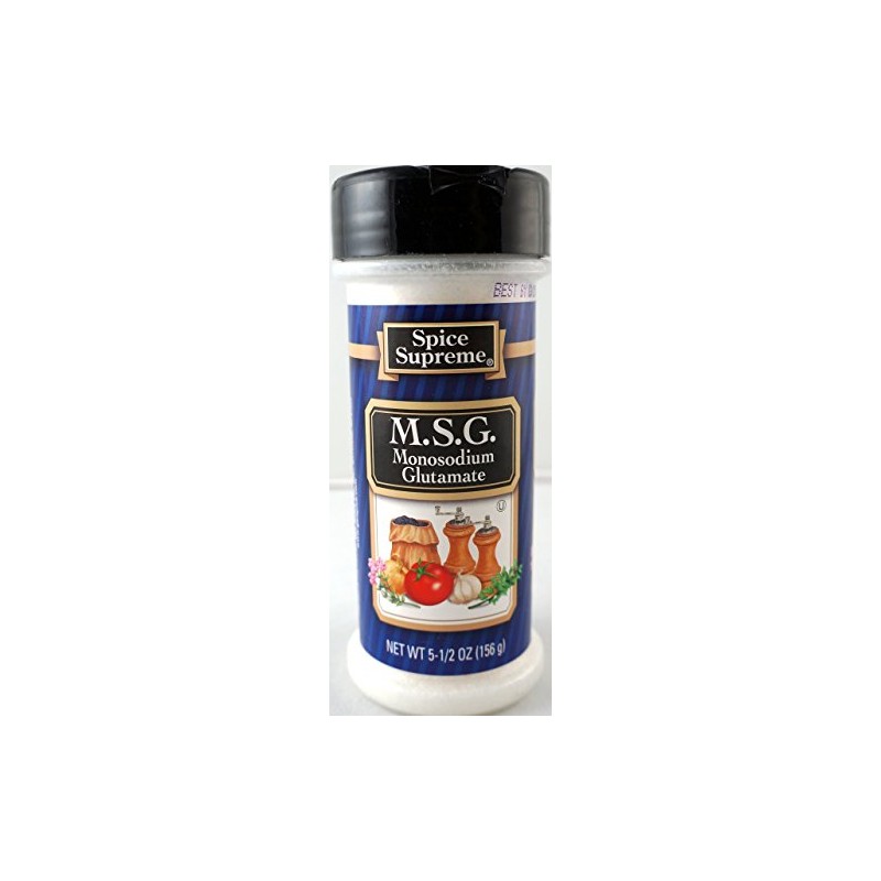 Spice Supreme M.S.G Monosodium Glutamate Seasoning 5.5 oz. (Single)