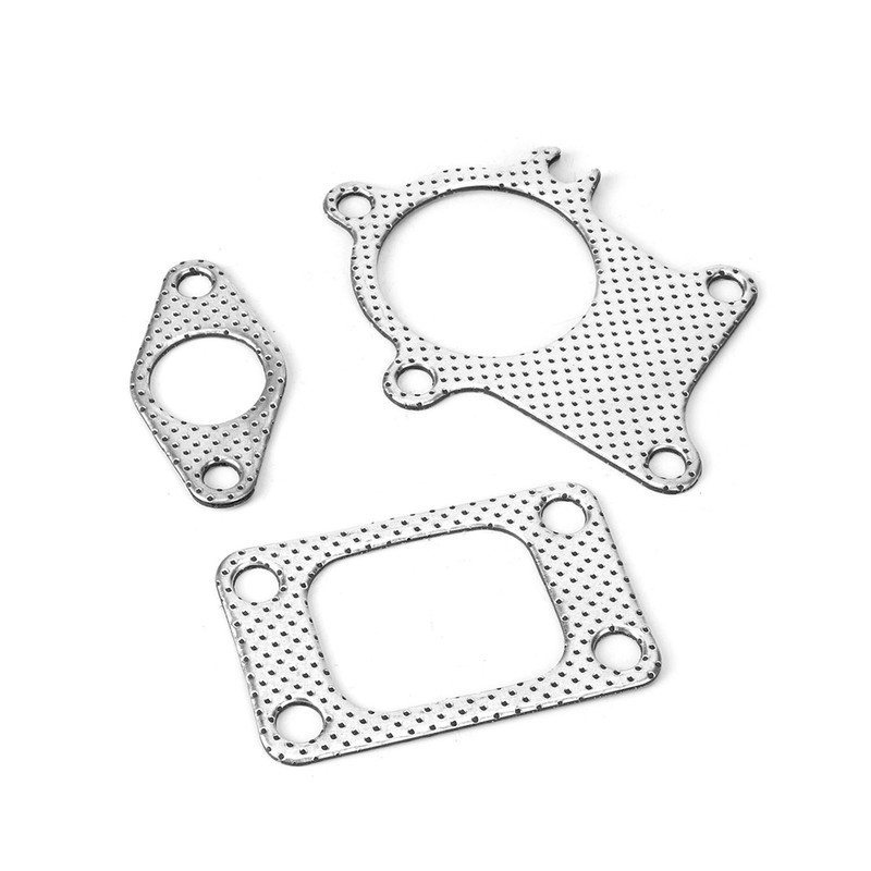 38mm/1.5in Gasket 5Bolt Downpipe Combo Kit Fitting for T3/T4 Turbocharger
