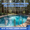 QKWL Premium 316 Stainless Steel Pool Anchor Set - 4‘